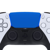 eXtremeRate Blue Replacement Touchpad Cover Compatible with ps5 Controller BDM-010/020/030/040, Custom Part Touch Pad Compatible with ps5 Controller - Controller NOT Included - JPF4005G3