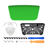 eXtremeRate Green Replacement Touchpad Cover Compatible with ps5 Controller BDM-010 BDM-020 & BDM-030, Custom Part Touch Pad Compatible with ps5 Controller - Controller NOT Included - JPF4006G3