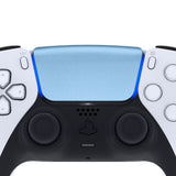 eXtremeRate Metallic Titanium Blue Replacement Touchpad Cover Compatible with ps5 Controller BDM-010/020/030/040, Custom Part Touch Pad Compatible with ps5 Controller - Controller NOT Included - JPF4038G3