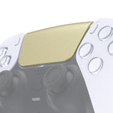 eXtremeRate Metallic Champagne Gold Replacement Touchpad Cover Compatible with ps5 Controller BDM-010/020/030/040, Custom Part Touch Pad Compatible with ps5 Controller - Controller NOT Included - JPF4041G3