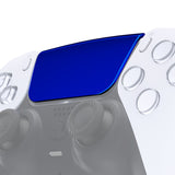 eXtremeRate Chrome Blue Replacement Touchpad Cover Compatible with ps5 Controller BDM-010/020/030/040, Custom Part Touch Pad Compatible with ps5 Controller - Controller NOT Included - JPF4048G3