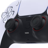 eXtremeRate Scarlet Red Replacement Accessories for PS5 Controller, Custom Accent Rings for PS5 Controller - Controller NOT Included - JPF5003