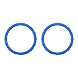 eXtremeRate Blue Replacement Accessories for PS5 Controller, Custom Accent Rings for PS5 Controller - Controller NOT Included - JPF5005