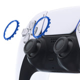eXtremeRate Blue Replacement Accessories for PS5 Controller, Custom Accent Rings for PS5 Controller - Controller NOT Included - JPF5005