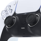 eXtremeRate White Replacement Accessories for PS5 Controller, Custom Accent Rings for PS5 Controller - Controller NOT Included - JPF5008