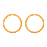 eXtremeRate Caution Yellow Replacement Accessories for PS5 Controller, Custom Accent Rings for PS5 Controller - Controller NOT Included - JPF5010