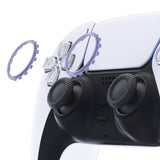 eXtremeRate Light Violet Replacement Accessories for PS5 Controller, Custom Accent Rings for PS5 Controller - Controller NOT Included - JPF5011