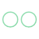 eXtremeRate Mint Green Replacement Accessories for PS5 Controller, Custom Accent Rings for PS5 Controller - Controller NOT Included - JPF5013