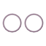 eXtremeRate Dark Grayish Violet Replacement Accessories for PS5 Controller, Custom Accent Rings for PS5 Controller - Controller NOT Included - JPF5018