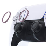 eXtremeRate Dark Grayish Violet Replacement Accessories for PS5 Controller, Custom Accent Rings for PS5 Controller - Controller NOT Included - JPF5018