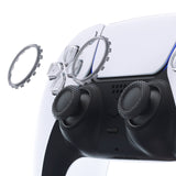 eXtremeRate New Hope Gray Replacement Accessories for PS5 Controller, Custom Accent Rings for PS5 Controller - Controller NOT Included - JPF5019