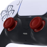 eXtremeRate Carmine Red Replacement Thumbsticks for PS5 Controller, Custom Analog Stick Joystick Compatible with PS5, for PS4 All Model Controller - JPF601