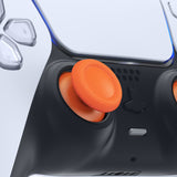 eXtremeRate Orange Replacement Thumbsticks for PS5 Controller, Custom Analog Stick Joystick Compatible with PS5, for PS4 All Model Controller - JPF602