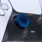 eXtremeRate Clear Blue Replacement Thumbsticks for PS5 Controller, Custom Analog Stick Joystick Compatible with PS5, for PS4 All Model Controller - JPF624