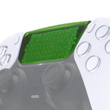 eXtremeRate Clear Green Replacement Touchpad Cover Compatible with ps5 Controller BDM-010/020/030/040, Custom Part Touch Pad Compatible with ps5 Controller - Controller NOT Included - JPF8003G3