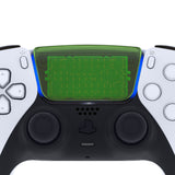 eXtremeRate Clear Green Replacement Touchpad Cover Compatible with ps5 Controller BDM-010/020/030/040/050, Custom Part Touch Pad Compatible with ps5 Controller - Controller NOT Included - JPF8003G3