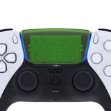eXtremeRate Clear Green Replacement Touchpad Cover Compatible with ps5 Controller BDM-010/020/030/040, Custom Part Touch Pad Compatible with ps5 Controller - Controller NOT Included - JPF8003G3