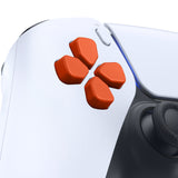 eXtremeRate Ergonomic Split Dpad Buttons (SDP Buttons) for PS5 Controller, Orange Independent Dpad Direction Buttons for PS5 Edge Controller, for PS4 All Model Controller - JPF8014