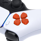 eXtremeRate Ergonomic Split Dpad Buttons (SDP Buttons) for PS5 Controller, Orange Independent Dpad Direction Buttons for PS5, for PS4 All Model Controller - JPF8014