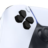 eXtremeRate Ergonomic Split Dpad Buttons (SDP Buttons) for PS5 Controller, Black Independent Dpad Direction Buttons for PS5 Edge Controller, for PS4 All Model Controller - JPF8019