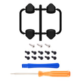 eXtremeRate Ergonomic Split Dpad Buttons (SDP Buttons) for PS5 Controller, Black Independent Dpad Direction Buttons for PS5 Edge Controller, for PS4 All Model Controller - JPF8019
