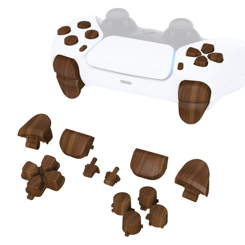 Black Ps5 Controller Ambertown L1 R1 L2 R2 Trigger Buttons Kit For PS5 ...