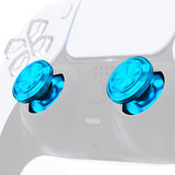 eXtremeRate Custom Blue Metal Thumbsticks for PS5 Controller, Replacement Aluminum Analog Stick Joystick for PS4 Controller - Controller NOT Included - JPFC004