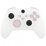 eXtremeRate Cherry Blossoms Pink Replacement Buttons for Xbox Series S & Xbox Series X Controller, LB RB LT RT Bumpers Triggers D-pad ABXY Start Back Sync Share Keys for Xbox Series X/S Controller - JX3112