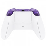 eXtremeRate Clear Atomic Purple Replacement Buttons for Xbox Series S & Xbox Series X Controller, LB RB LT RT Bumpers Triggers D-pad ABXY Start Back Sync Share Keys for Xbox Series X/S Controller  - JX3305