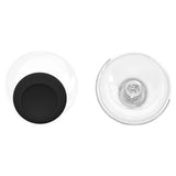 eXtremeRate Black & Clear Replacement Thumbsticks for Xbox Series X/S Controller, for Xbox One Standard Controller Analog Stick, Custom Joystick for Xbox One X/S, for Xbox One Elite Controller - JX3409