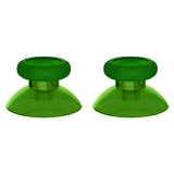 eXtremeRate Clear Green Replacement Thumbsticks for Xbox Series X/S Controller, for Xbox One Standard Controller Analog Stick, Custom Joystick for Xbox One X/S, for Xbox One Elite Controller - JX3424