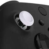 eXtremeRate Solid White Replacement Thumbsticks for Xbox Series X/S Controller, for Xbox One Standard Controller Analog Stick, Custom Joystick for Xbox One X/S, for Xbox One Elite Controller - JX3427
