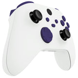eXtremeRate No Letter Imprint Custom Full Set Buttons for Xbox Series X/S Controller, Purple Replacement Accessories Bumpers Triggers Dpad ABXY Buttons for Xbox Series X/S, Xbox Core Controller - JX3507