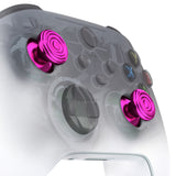 eXtremeRate Custom Purple Metal Thumbsticks for Xbox Series X/S Controller, Concentric Circles Aluminum Alloy Analog Stick for Xbox One S/X, Replacement Joystick for Xbox One Standard Elite Controller - JX3C005