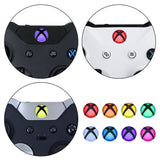 eXtremeRate Custom Home Guide Button LED Stickers for Xbox One /S /Elite /X /Elite2 (Model 1797 and Core Model 1797) Controller with Tools Set - 40pcs in 8 Colors - JYXBS0013