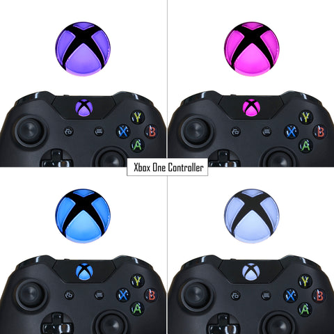 eXtremeRate Custom Home Guide Button LED Stickers for Xbox One /S /Eli ...
