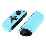 eXtremeRate Soft Touch Heaven Blue Joycon Handheld Controller Housing (D-Pad Version) with Full Set Buttons, DIY Replacement Shell Case for NS Switch JoyCon & OLED JoyCon - Console Shell NOT Included - JZP307
