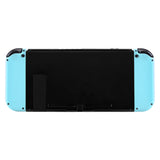 eXtremeRate Soft Touch Heaven Blue Joycon Handheld Controller Housing (D-Pad Version) with Full Set Buttons, DIY Replacement Shell Case for NS Switch JoyCon & OLED JoyCon - Console Shell NOT Included - JZP307