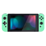 eXtremeRate Mint Green Joycon Handheld Controller Housing (D-Pad Version) with Full Set Buttons, DIY Replacement Shell Case for NS Switch JoyCon & OLED JoyCon - Console Shell NOT Included  - JZP308