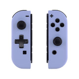 eXtremeRate Soft Touch Light Violet Joycon Handheld Controller Housing (D-Pad Version) with Full Set Buttons, DIY Replacement Shell Case for NS Switch JoyCon & OLED JoyCon - Console Shell NOT Included - JZP309
