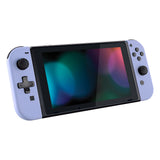 eXtremeRate Soft Touch Light Violet Joycon Handheld Controller Housing (D-Pad Version) with Full Set Buttons, DIY Replacement Shell Case for NS Switch JoyCon & OLED JoyCon - Console Shell NOT Included - JZP309