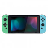 eXtremeRate Joycon Handheld Controller Mint Green & Heaven Blue Housing (D-Pad Version) with Full Set Buttons, DIY Replacement Shell Case for NS Switch JoyCon & OLED JoyCon – Joycon and Console NOT Included - JZP311