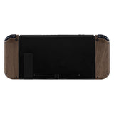 eXtremeRate Wood Grain Soft Touch Joycon Handheld Controller Housing (D-Pad Version) with Full Set Buttons, DIY Replacement Shell Case for NS Switch JoyCon & OLED JoyCon - Console Shell NOT Included - JZS201