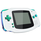 eXtremeRate Chameleon Green Purple GBA Replacement Full Set Buttons for Gameboy Advance - Handheld Game Console NOT Included - KAG2002