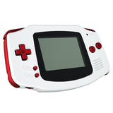 eXtremeRate Scarlet Red GBA Replacement Full Set Buttons for Gameboy Advance - Handheld Game Console NOT Included - KAG2003