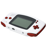 eXtremeRate Scarlet Red GBA Replacement Full Set Buttons for Gameboy Advance - Handheld Game Console NOT Included - KAG2003