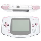 eXtremeRate Cherry Blossoms Pink GBA Replacement Full Set Buttons for Gameboy Advance - Handheld Game Console NOT Included - KAG2012