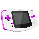 eXtremeRate Chrome Purple GBA Replacement Full Set Buttons for Gameboy Advance - Handheld Game Console NOT Included - KAG3005