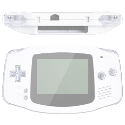eXtremeRate Clear GBA Replacement Full Set Buttons for Gameboy Advance - Handheld Game Console NOT Included - KAG4001