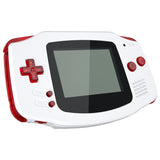 eXtremeRate Clear Red GBA Replacement Full Set Buttons for Gameboy Advance - Handheld Game Console NOT Included - KAG4002